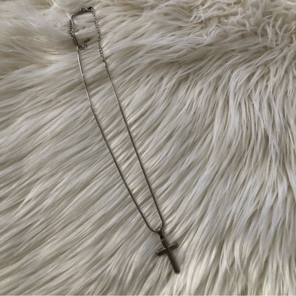 Sterling Silver Cross Necklace